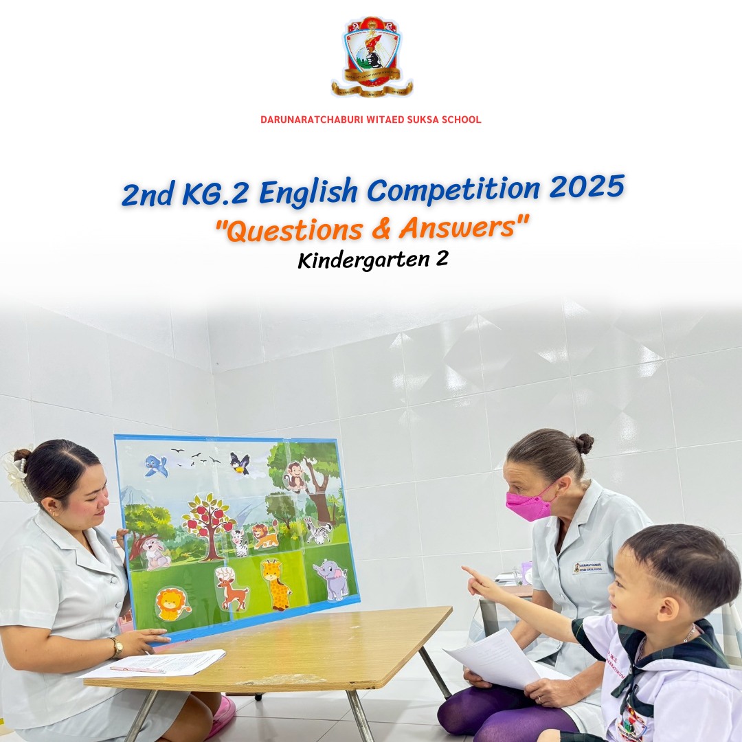 2nd KG.2 English​ Competition​ 2025: Questions​ &​ Answers​ 