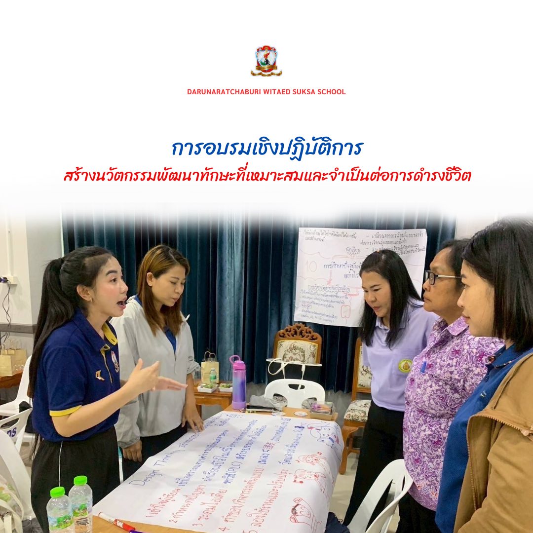 อบรมเชิงปฏิบัติการสร้างนวัตกรรมพัฒนาทักษะที่เหมาะสมและจำเป็นต่อการดำรงชีวิต ความสนใจ ความต้องการของผู้เรียนตลาดงาน และ Soft Power