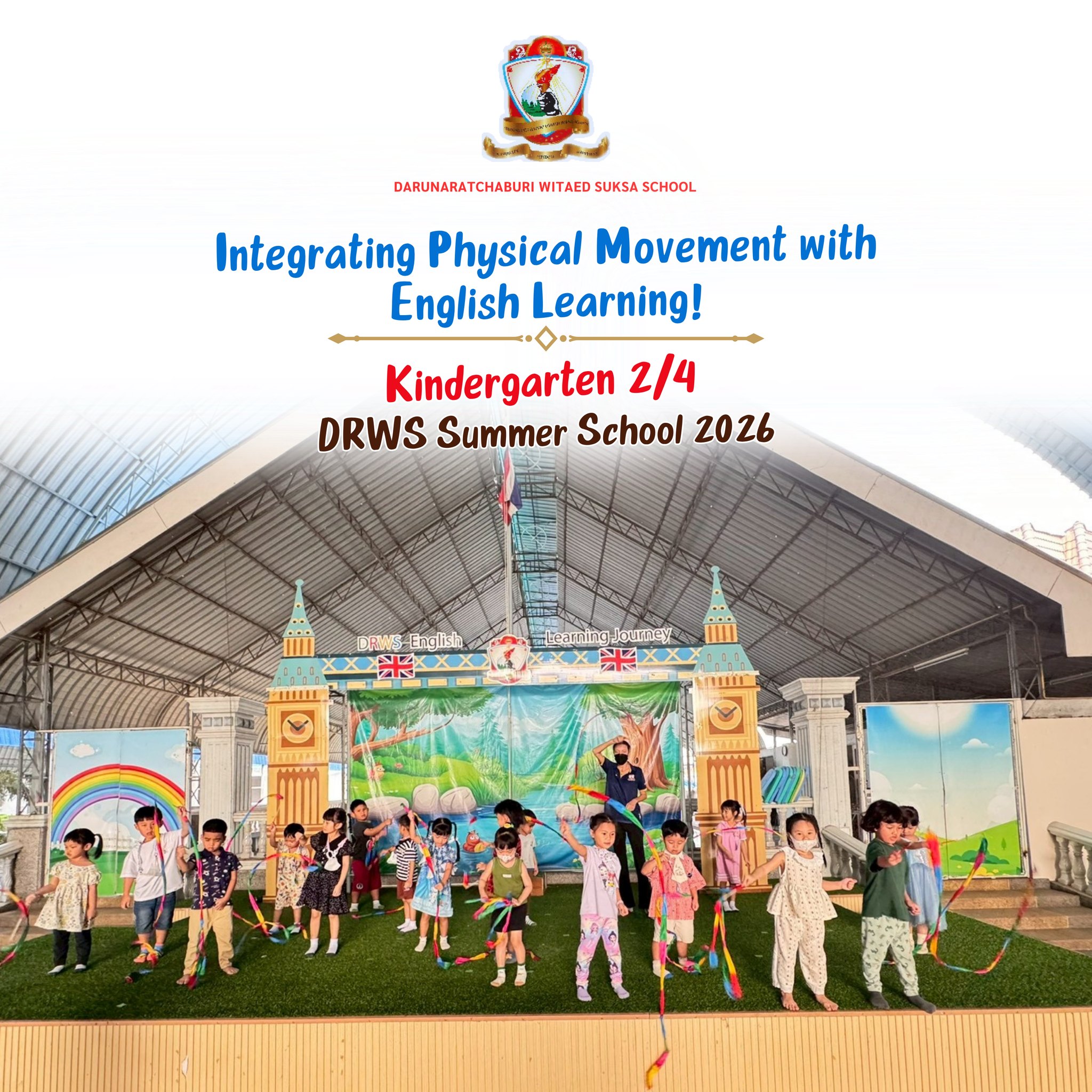 Integrating physical movement with English learning - Kindergarten 2/4
