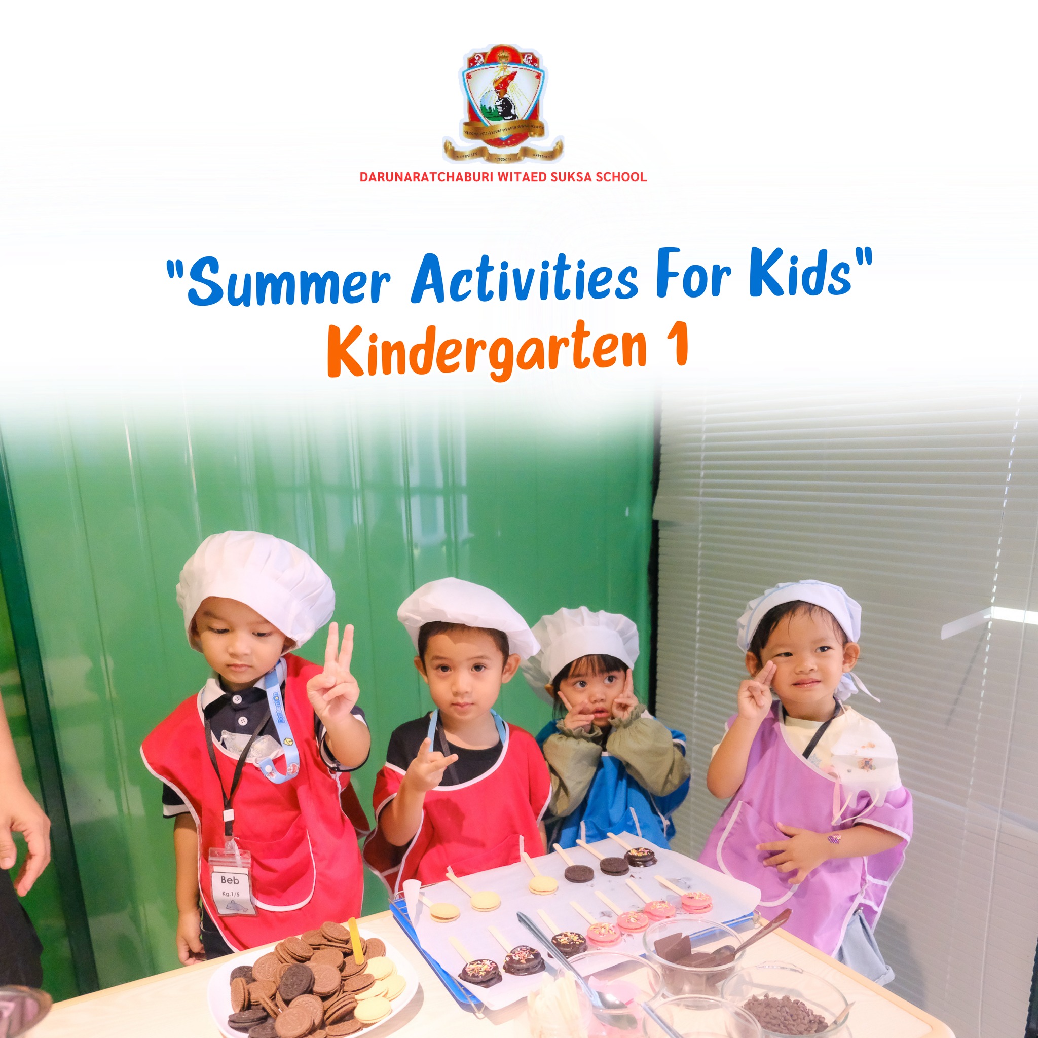 "Summer Activities for Kids" Kindergarten 1
